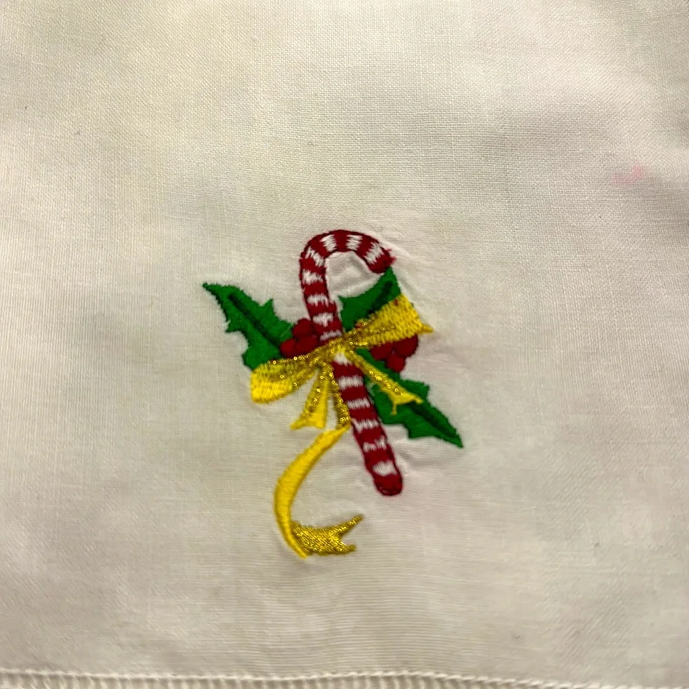 Christmas tea towel- candy cane